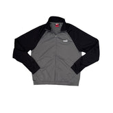 Puma Track Jacket Full Zip Grey Black Women's Size L