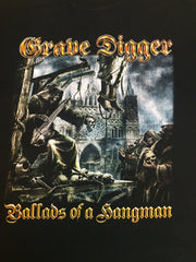 Gravedigger band Vintage 2009 Ballads of a hangman tour t shirt size XL