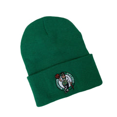Vintage Y2K Boston Celtics NBA Knit Beanie Hat Green One Size Fits Most