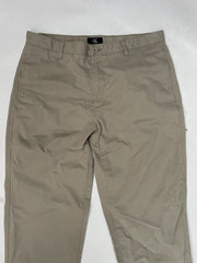Calvin Klein Men's Khaki Chino Pants Size 32x34 Straight Fit Cotton Blend Casual