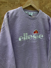 Vintage Y2K lilac purple spell out logo sweater size medium by Ellesse