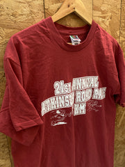 Vintage 90s 21st Atkinsons road race souvenir single stitch t-shirt size large