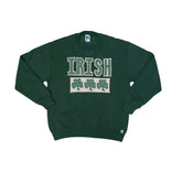 Vintage Russell Athletic Irish Shamrock Crewneck Sweatshirt Green L