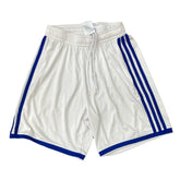 Vintage Y2K Adidas white blue stripe shorts size small