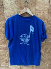 Vintage 80s Sullivan road race souvenir single stitch blue t-shirt size medium