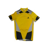Vintage Blacky Yellow Horse Logo Cycling Jersey Short Sleeve Men's Size L