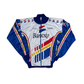 Vintage Nalini Banesto Cycling Jacket Track Top Full Zip Blue White Red XXL