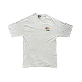 Hanes Beefy-T Graphic T-Shirt Mens M Grey Scuba Diving Snuba Big Island