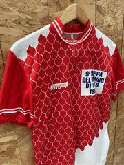 Vintage Rosti 1999 Coppa Del Mondo Di MTB Cycling Jersey Red White XL