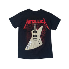 Vintage Metallica Eet Fuk label guitar double side print T-shirt size medium