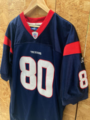 Vintage NFL jersey Andre Johnson #80 Texans t-shirt size 48 XXL by Reebok