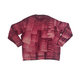 Vintage Croft & Barrow Burgundy Tie-Dye Sweatshirt XL