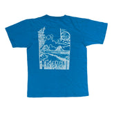 Vintage 90s blue single stitch Bellows Hawaii souvenir t-shirt size medium