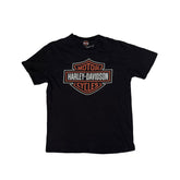 Vintage Harley-Davidson Motor Cycles Dublin T-Shirt Black Size L Graphic Tee