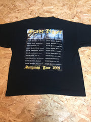 Gravedigger band Vintage 2009 Ballads of a hangman tour t shirt size XL
