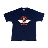 Vintage 90s Dickson Cougars navy blue single stitch t-shirt size large by Hanes