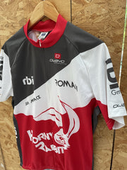 Owayo Horny Rabbits 24H MTB Race Cycling Jersey Red White Black Men's Size L