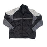 Vintage Y2K black grey white windbreaker shell jacket size XL by Reebok