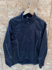 Crane Sports Black Full Zip Cycling Jacket Size 42 Reflective