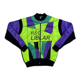 Vintage Mike Cycling Track Jacket Men's L Colorblock