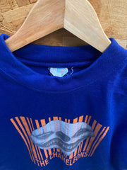 Vintage The Chameleons blue clown face double side print t-shirt size XL