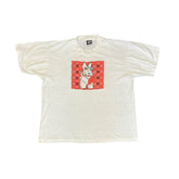 Vintage 90s quirky single stitch dog souvenir t-shirt size XL by Screen Stars