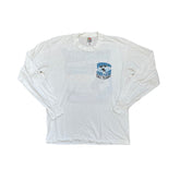 Vintage Ski Race 1997 Enforcement Long Sleeve Single Stitch T-Shirt L White