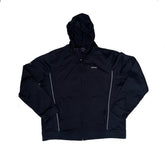 Reebok Black Full Zip Hoodie Jacket Track Athletic Jacket Size XL