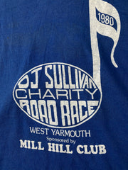 Vintage 80s Sullivan road race souvenir single stitch blue t-shirt size medium
