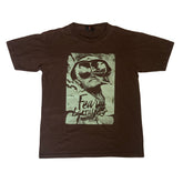 Vintage 90s Fear and loathing in Las Vegas brown green double sided print movie film souvenir t-shir