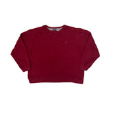 Vintage Starter Crewneck Sweatshirt Burgundy XL Embroidered Logo Boxy Fit