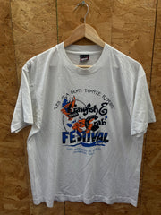 Vintage 90s Texas crawfish & crab festival single stitch t-shirt size large
