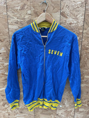 Vintage 70s Seven Sporting Savignano L'Eroica Wool Knit Cycle Jacket Mens M