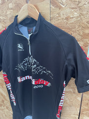 Giordana Gianetti Day 2010 Cycling Jersey Men's Size M Black Short Sleeve