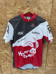 Owayo Horny Rabbits 24H MTB Race Cycling Jersey Red White Black Men's Size L