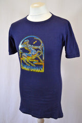 Vintage 80s navy blue quirky Sagitarius t-shirt size medium