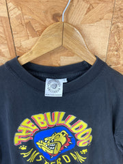 Vintage 90s Bulldog Coffee Shop Amsterdam black souvenir t-shirt size large