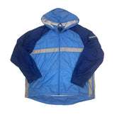 Vintage Y2K Nike light blue windbreaker shell track top jacket size XL