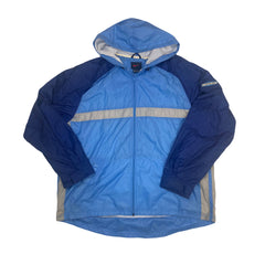 Vintage Y2K Nike light blue windbreaker shell track top jacket size XL