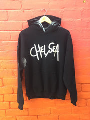 Chelsea UK hardcore punk rock band sex pistols black double print hoody size large