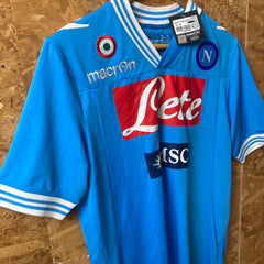Napoli brand new milito 9 shhirt by macron size XL