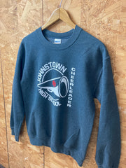 Vintage Y2K ‘Devyn’ Johnstown Highschool cheerleaders USA college varsity team grey crew neck sweater size small