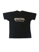 Vintage 90s quirky Central Salvage Co Inc USA workers black souvenir t-shirt size XL