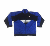 Rare vintage 90s Nike bootleg navy blue white red track top size XL oversized