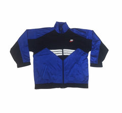 Rare vintage 90s Nike bootleg navy blue white red track top size XL oversized