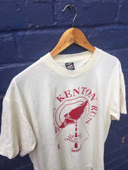 Vintage 90s USA Souvenir beige Simon Kenton Run Urbana Ohio t shirt size XL