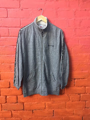 Vintage 90s Champion reverse weave zip sweat olive grungy light green size xl