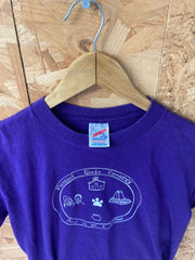 Vintage 90s Pleasant Glade Elementary School USA souvenir quirky purple t-shirt size small