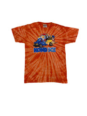 Vintage 90s orange tie dye quirky USA ice cream t shirt size small