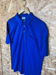Vintage 90s Quirky Hawaiian Dredging & Construction Co souvenir USA blue polo collared t-shirt size large